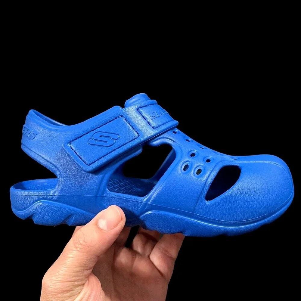 Skechers Little Boys Foamies Fisherman Sandals Size 13‎ Royal Blue Closed Toe